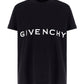 4G Embroidered Oversized T-Shirt - Black.