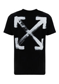 Paint Arrow Slim T-Shirt - Black