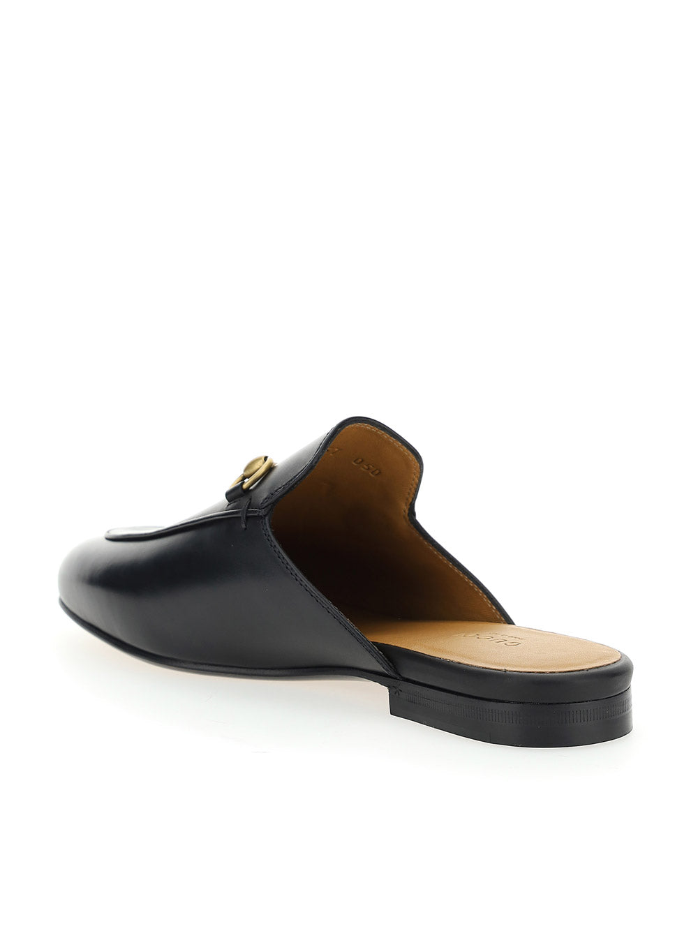 Princetown Leather Slipper - Black