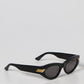 Cat Eye Sunglasses - Black