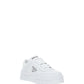 Perforated Leather Sneakers - White.