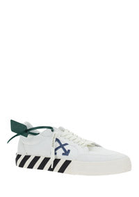 Low Vulcanized Canvas Sneakers - White