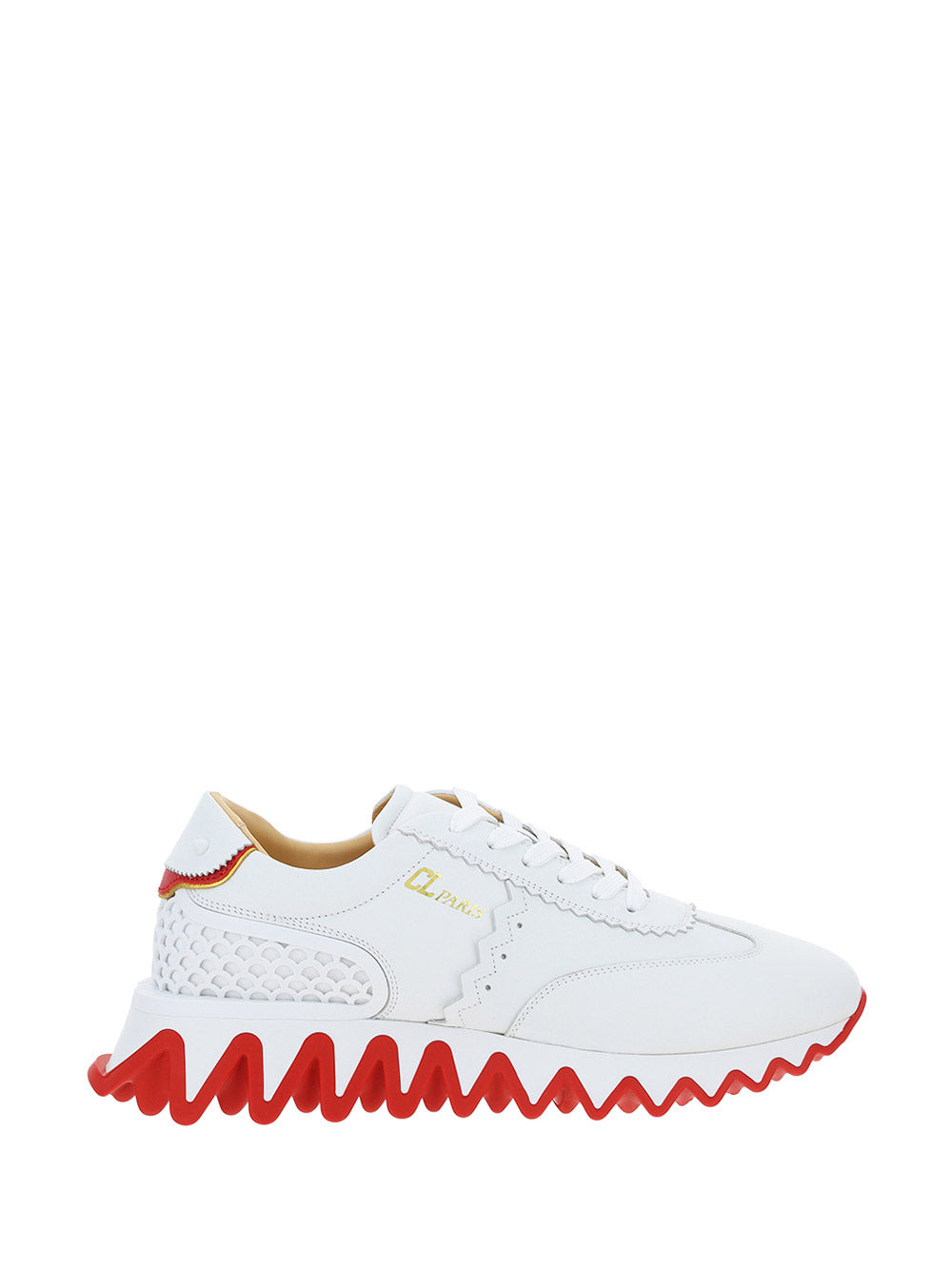 Loubishark Sneakers - White / Red