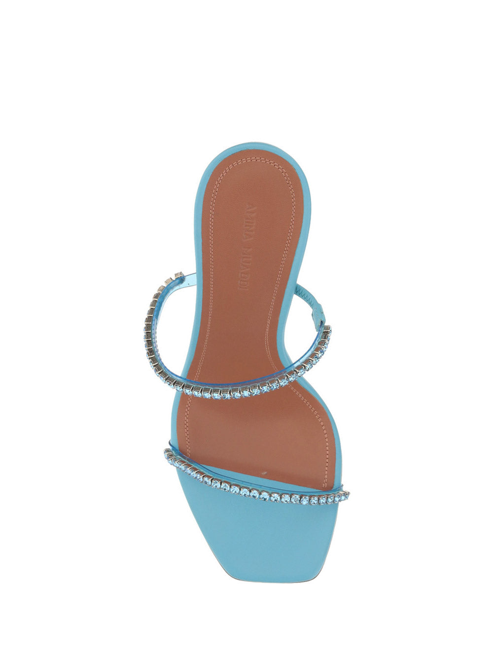 Gilda Crystal Sandals - Aqua Blue