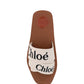 Woody Flat Mule Sandals - White