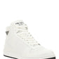 Leather High-Top Sneakers - White