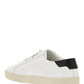 Court Classic SL/06 Embroidered Sneakers in Leather - Optic White.