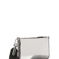 Brushed Leather Shoulder Bag - Silver