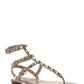 Rockstud Calfskin Flat Flip-Flop Sandal - Poudre