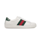 Ace Leather Sneakers - White / Green