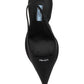 Re-Nylon Slingback Pumps - Black