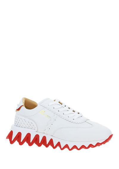 Loubishark Sneakers - White / Red