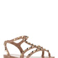 Rockstud Flat Rubber Sandals - Poudre
