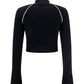 Tech Fabric Sweater - Black