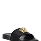Barocco Palazzo Pool Slides - Black
