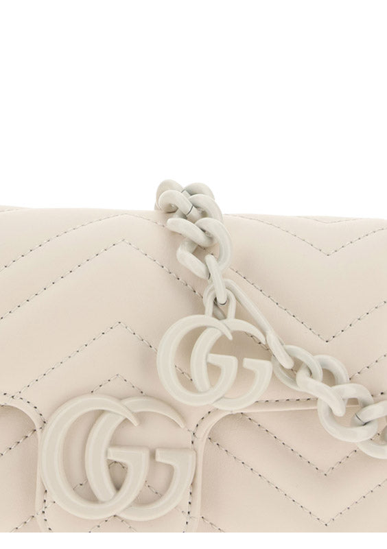GG Marmont Belt Bag - White