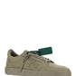 Low Vulcanized Calf Leather Sneakers - Military Green