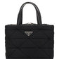 Re-Nylon Padded Tote Bag - Black.