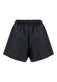 Re-Nylon Gabardine Bermuda Shorts - Black