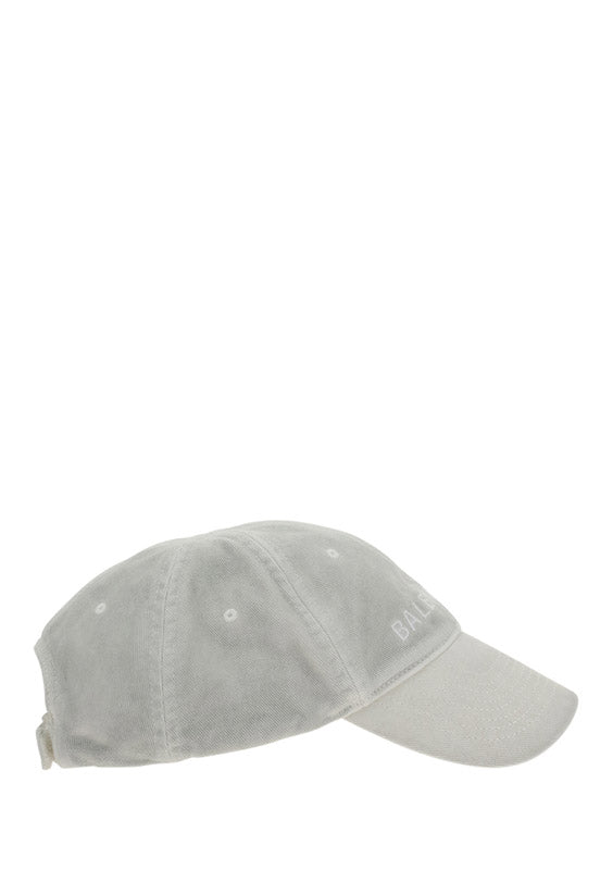 Logo Front Cap - White / Grey