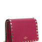 Rockstud Calfskin Chain Pouch - Blossom