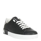 Calfskin Nappa Portofino Sneakers  - Black -