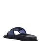 Baguette Slides - Blue / Black