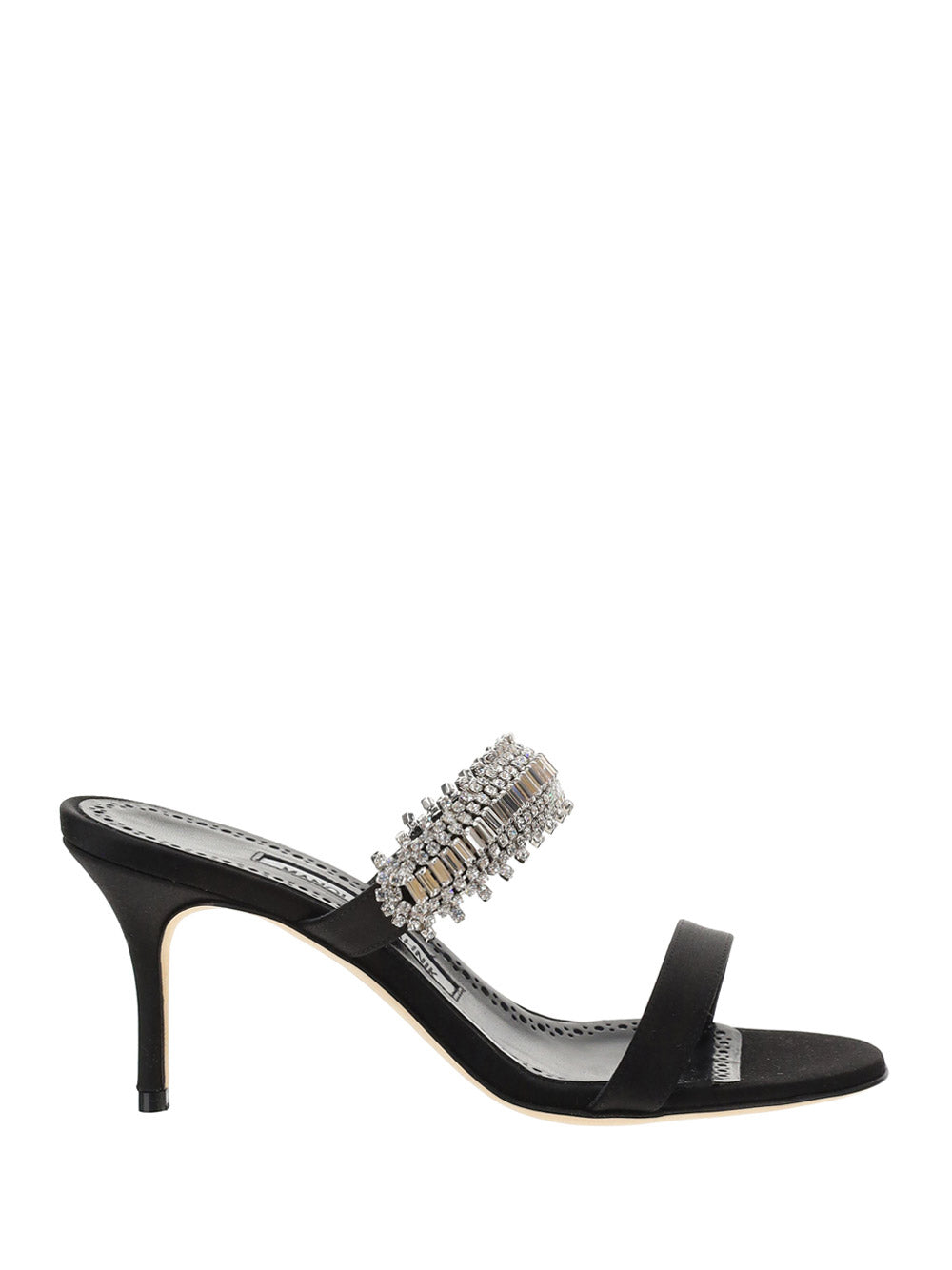 Sako Satin 70 Sandals - Black