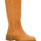 Edith Winter Boot In Vegetal Calfskin - Tan
