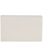 Uptown Chain Wallet In Grain De Poudre Embossed Leather - White
