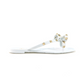 Rubber Rockstud Thong - White