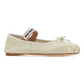 Patent Leather Ballerinas - Ivory