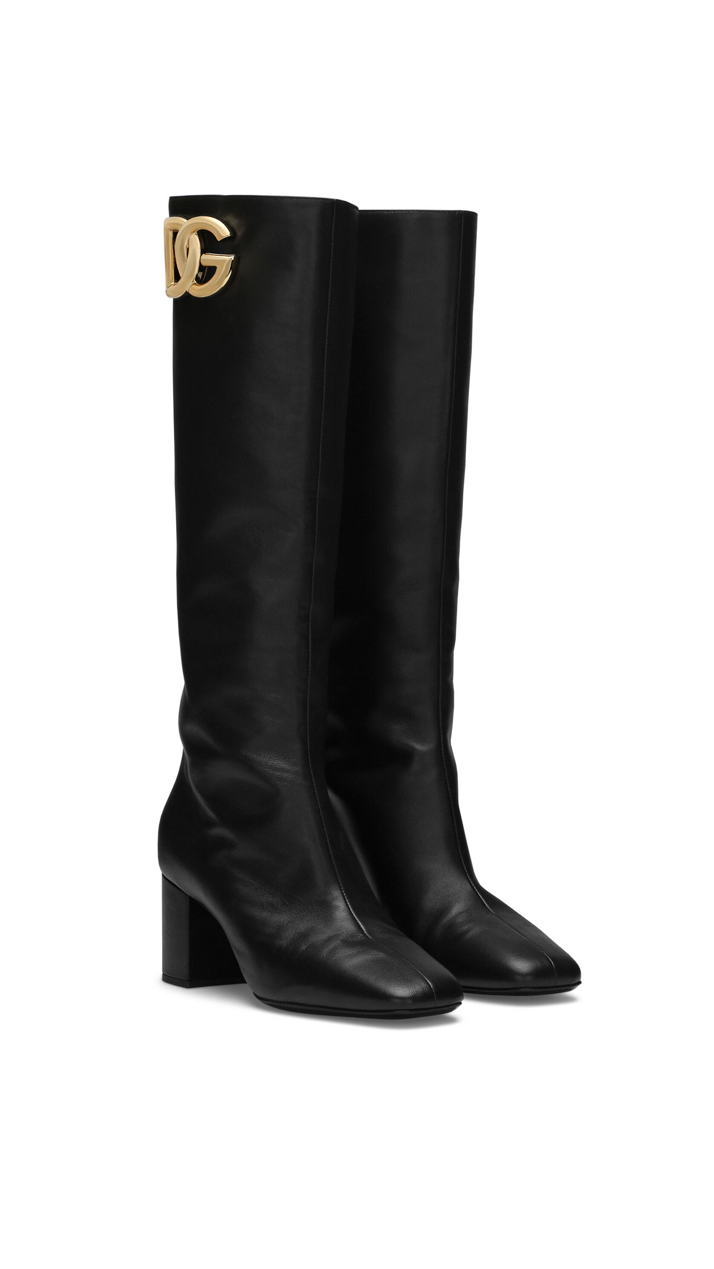 Nappa Leather Boots - Black