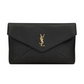 Cassandre Large Envelope Pouch in Lambskin - Black