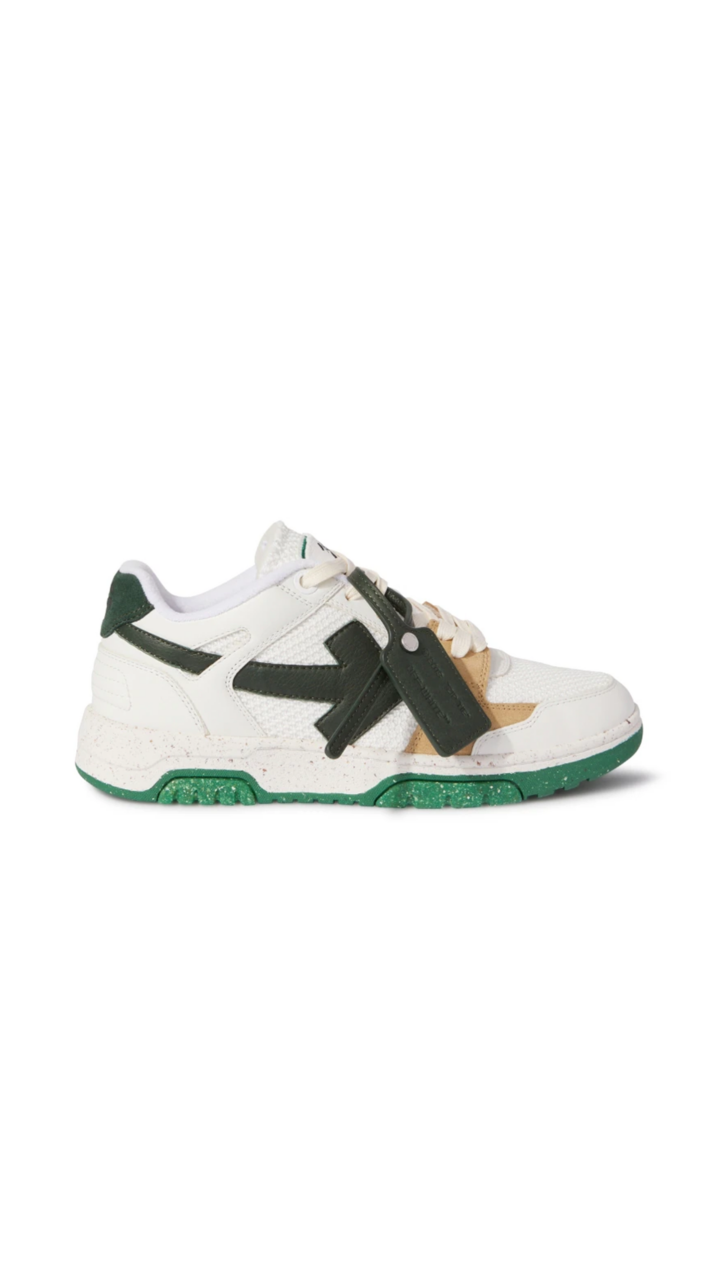 Slim Out of Office sneaker - White/Green/Beige