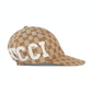 GG Conton Canvas Baseball Hat - Beige/Ebony