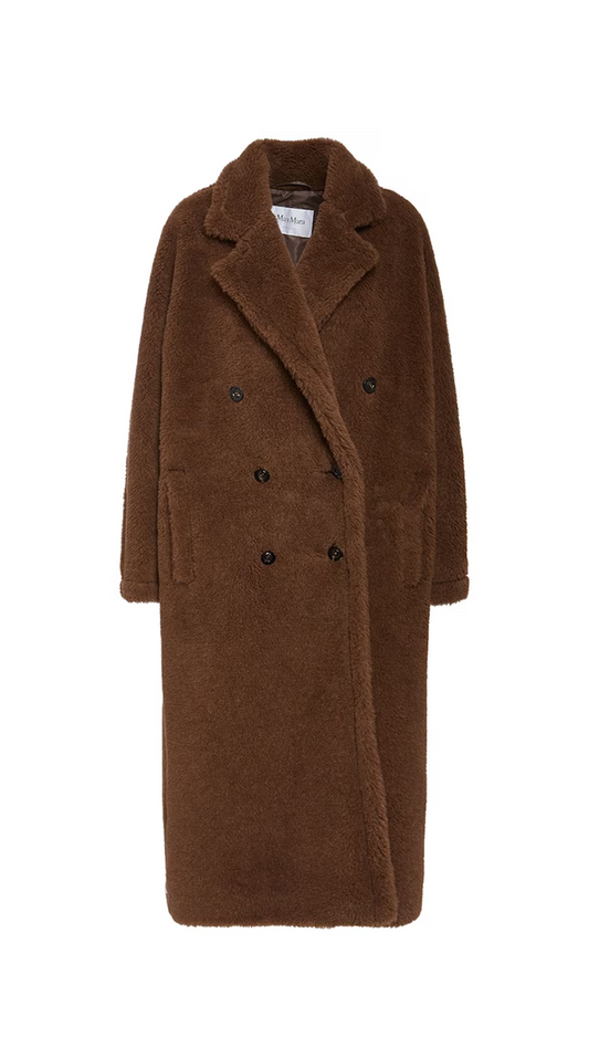 Teddy Bear Icon Coat - Mocha