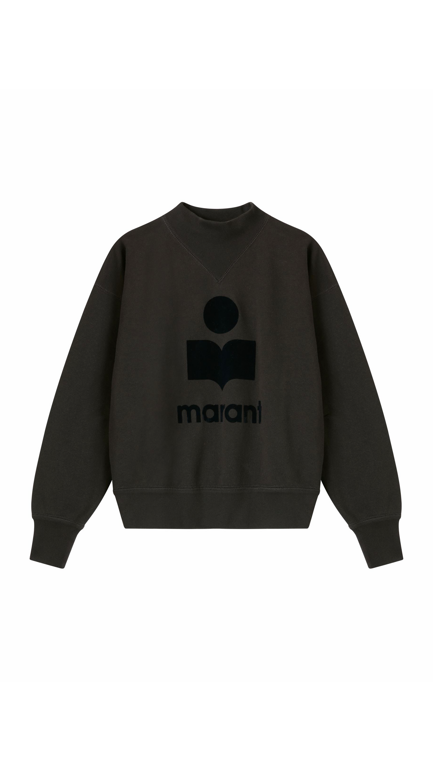 Moby Logo Sweatshirt - Faded Black