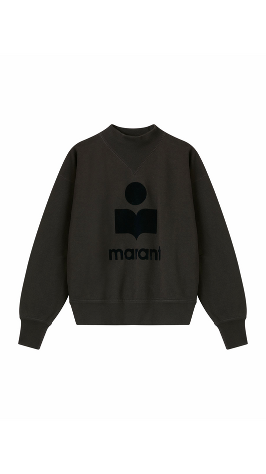 Moby Logo Sweatshirt - Faded Black