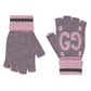 GG Cashmere Fingerless Gloves - Pink