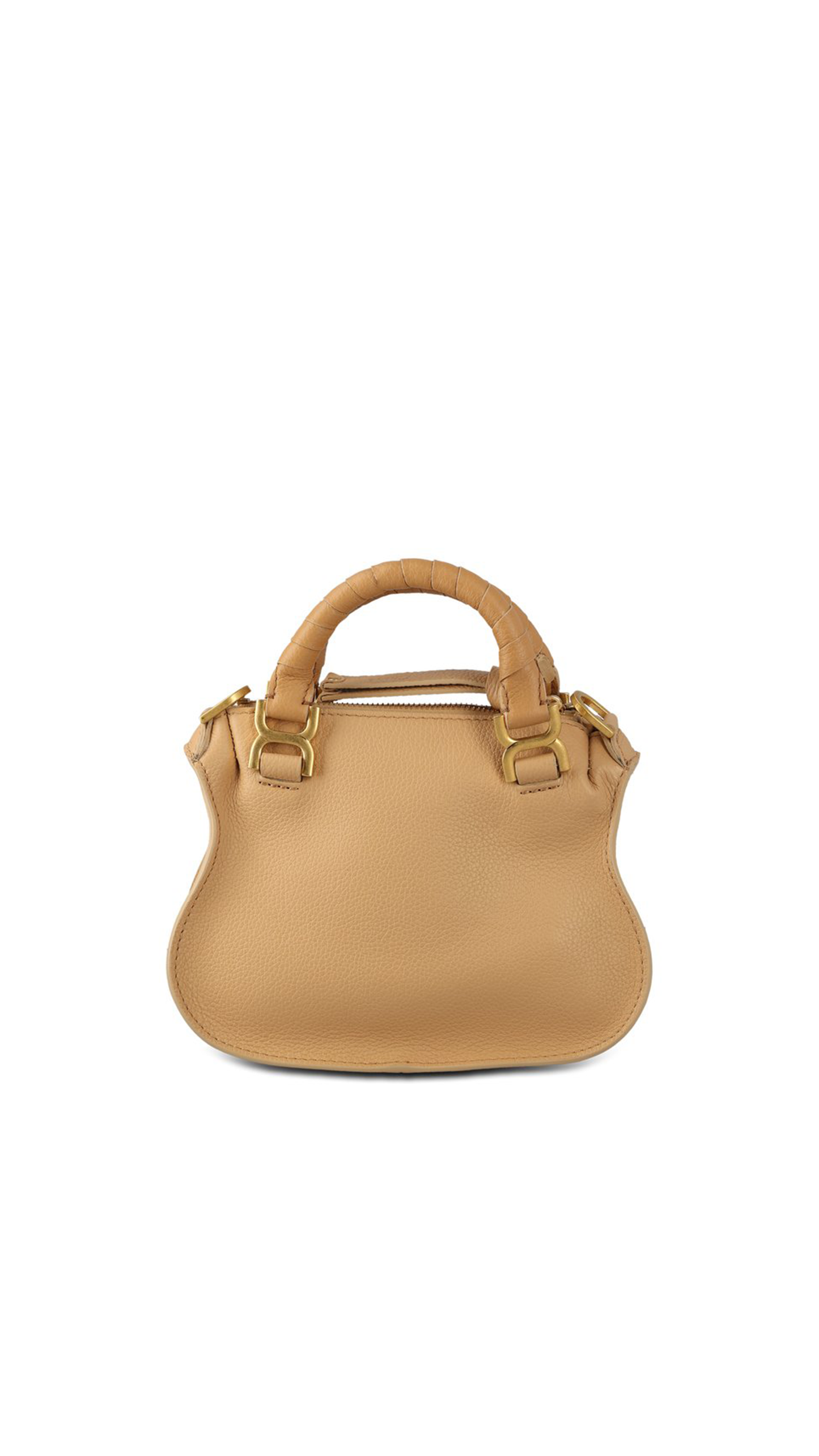 Marcie Mini Double Carry Bag - Milky Brown