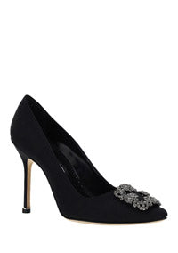 Hangisi 105 Velvet Pumps - Black