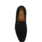 Dandelion Spikes Loafers in Suede - Black