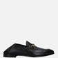 Horsebit Leather Loafer - Black