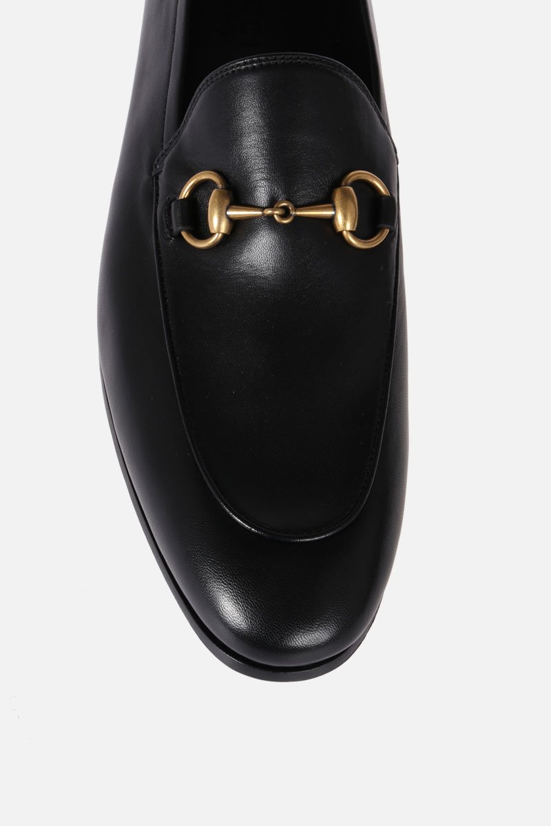 Horsebit Leather Loafer - Black