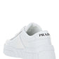 Perforated Leather Sneakers - White.