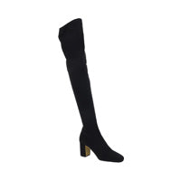 Golden Walk Over-the-knee Boot in Stretch Fabric 70mm - Black