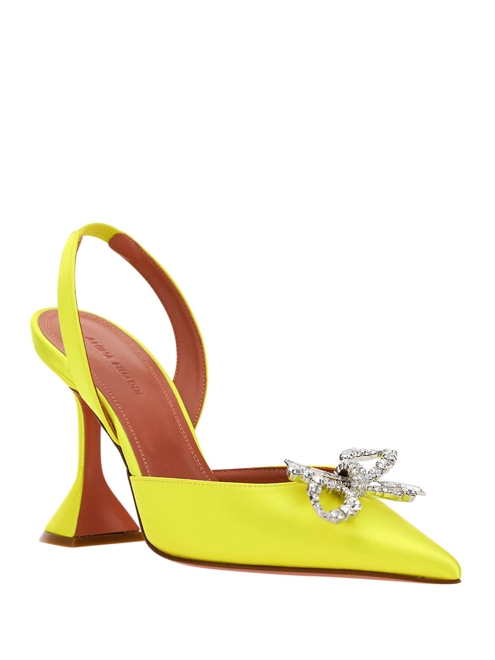 Rosie Sling Satin Pump - Yellow