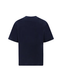 Stretch Cotton Pocket T-Shirt - Navy