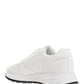 Prax 01 Sneakers in Nylon & Leather - White